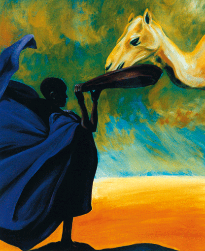 Fütter mich, acrylic on canvas, 1997