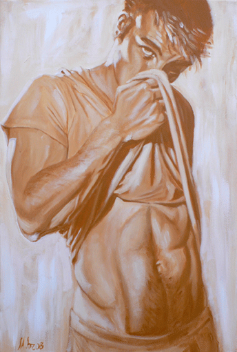 Make You Sweat 02, acrylic on canvas, 2008