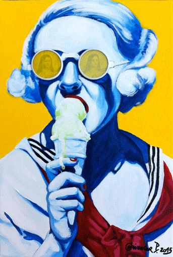 Sommer!, acrylic on canvas, 2015